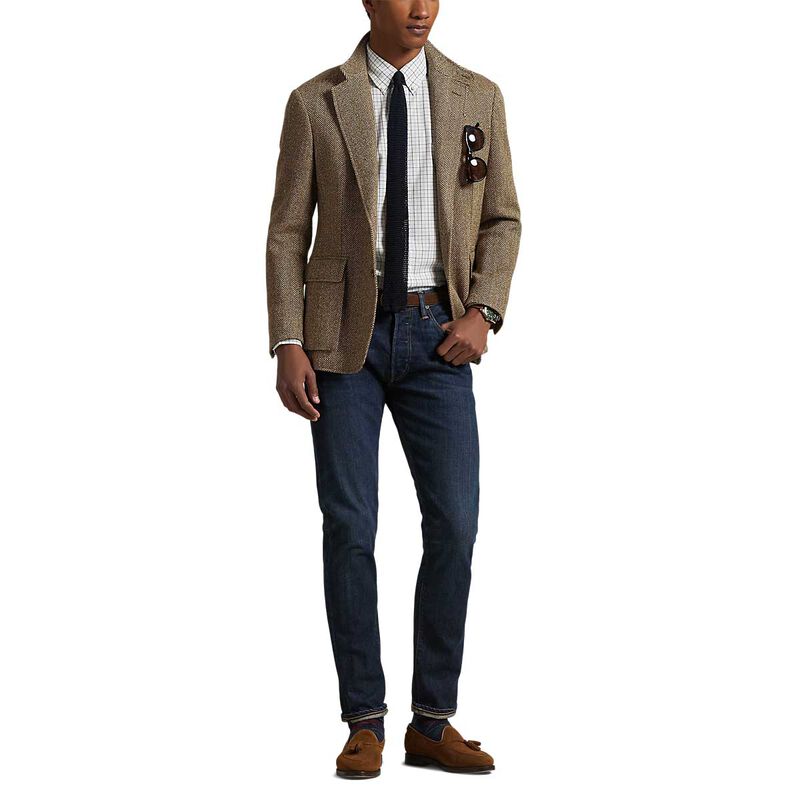 Polo Ralph Lauren Custom Fit Checked Stretch Poplin Shirt image number 3